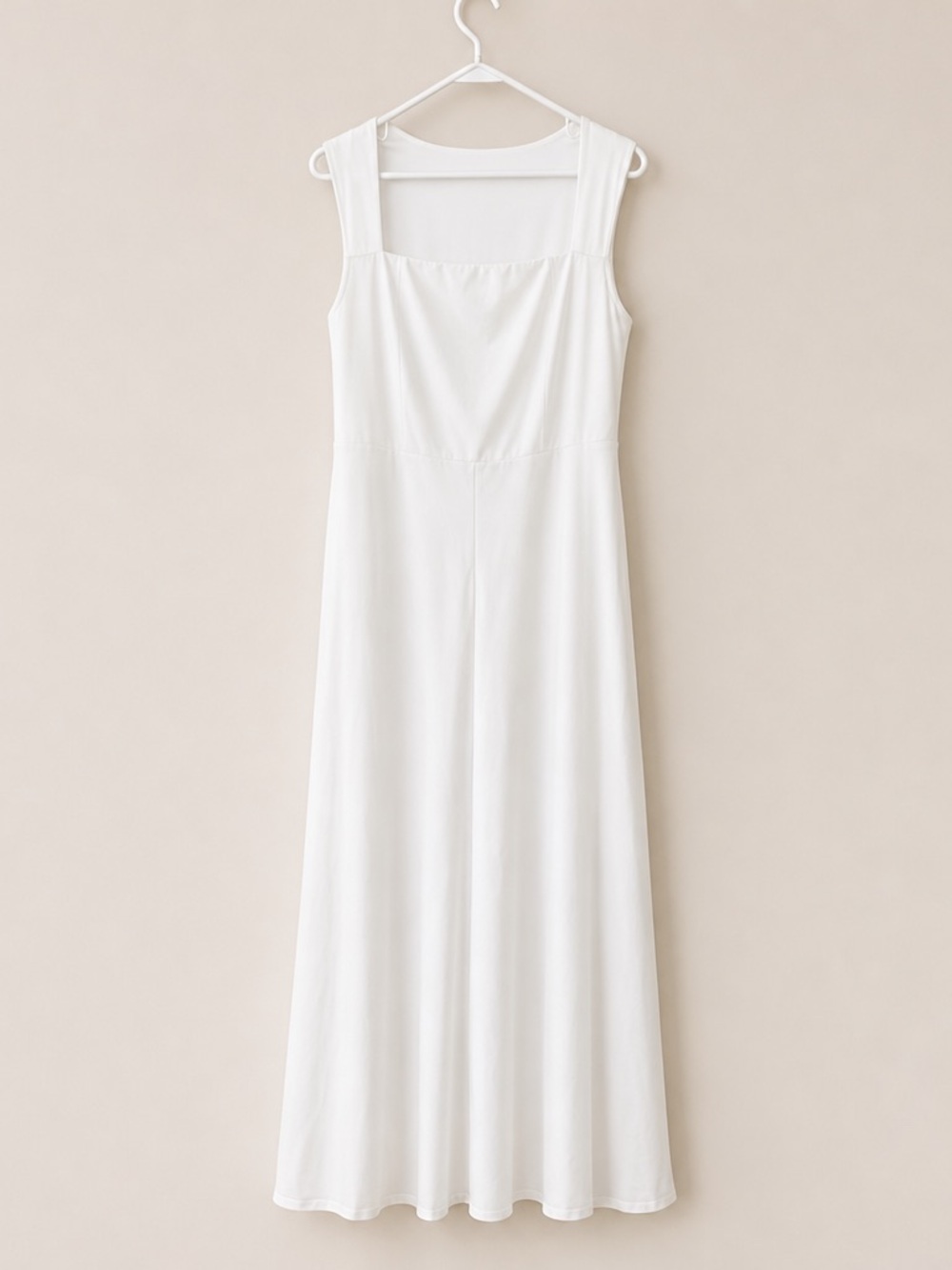 HALARA White Square-Neck Wide-Leg Jumpsuit - Picture 2 of 3